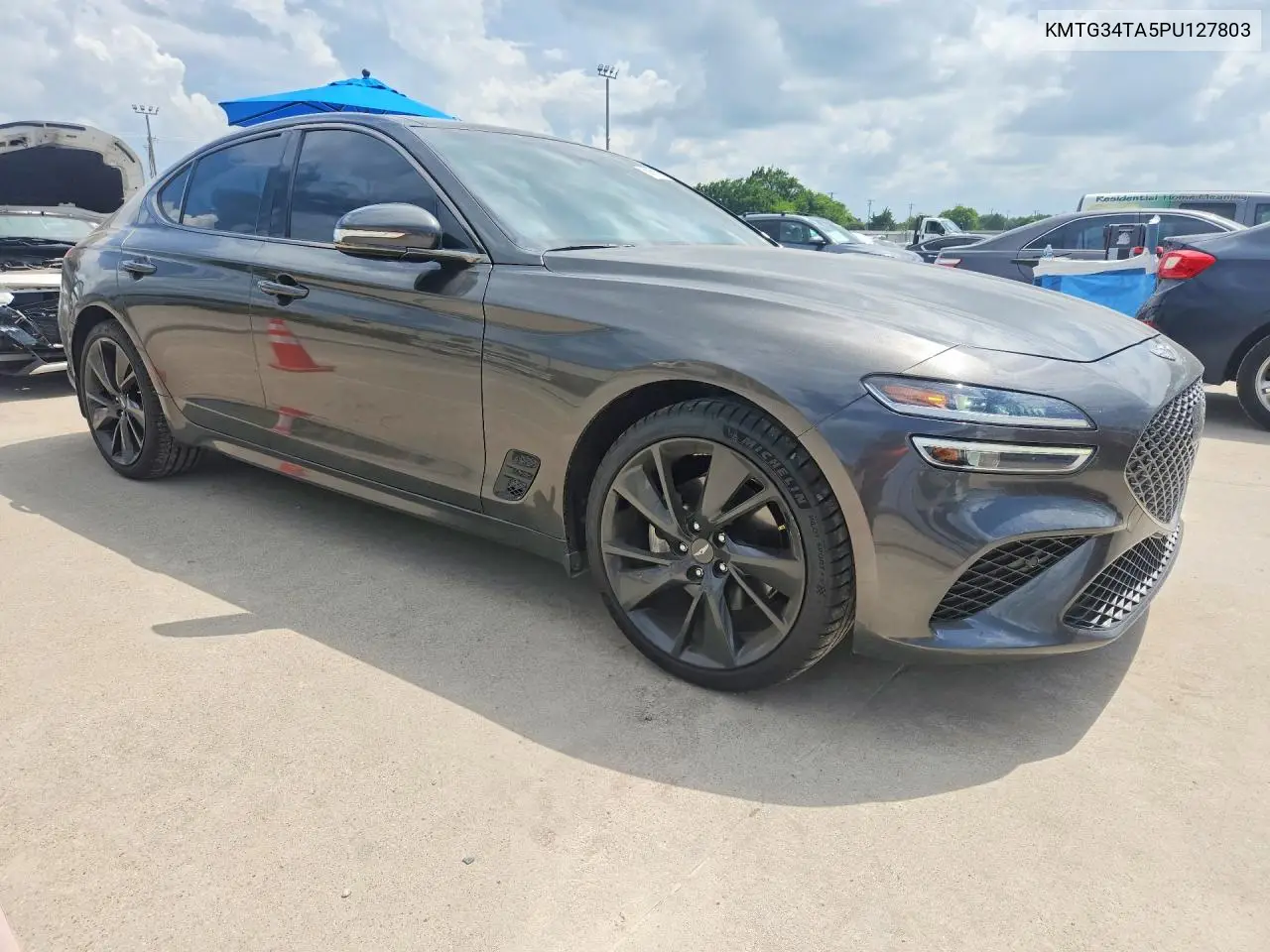 2023 Genesis G70 2.0T VIN: KMTG34TA5PU127803 Lot: 55976116