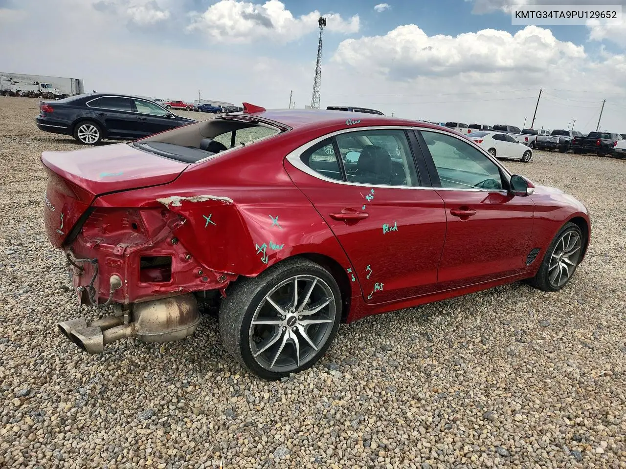 2023 Genesis G70 2.0T VIN: KMTG34TA9PU129652 Lot: 57083666