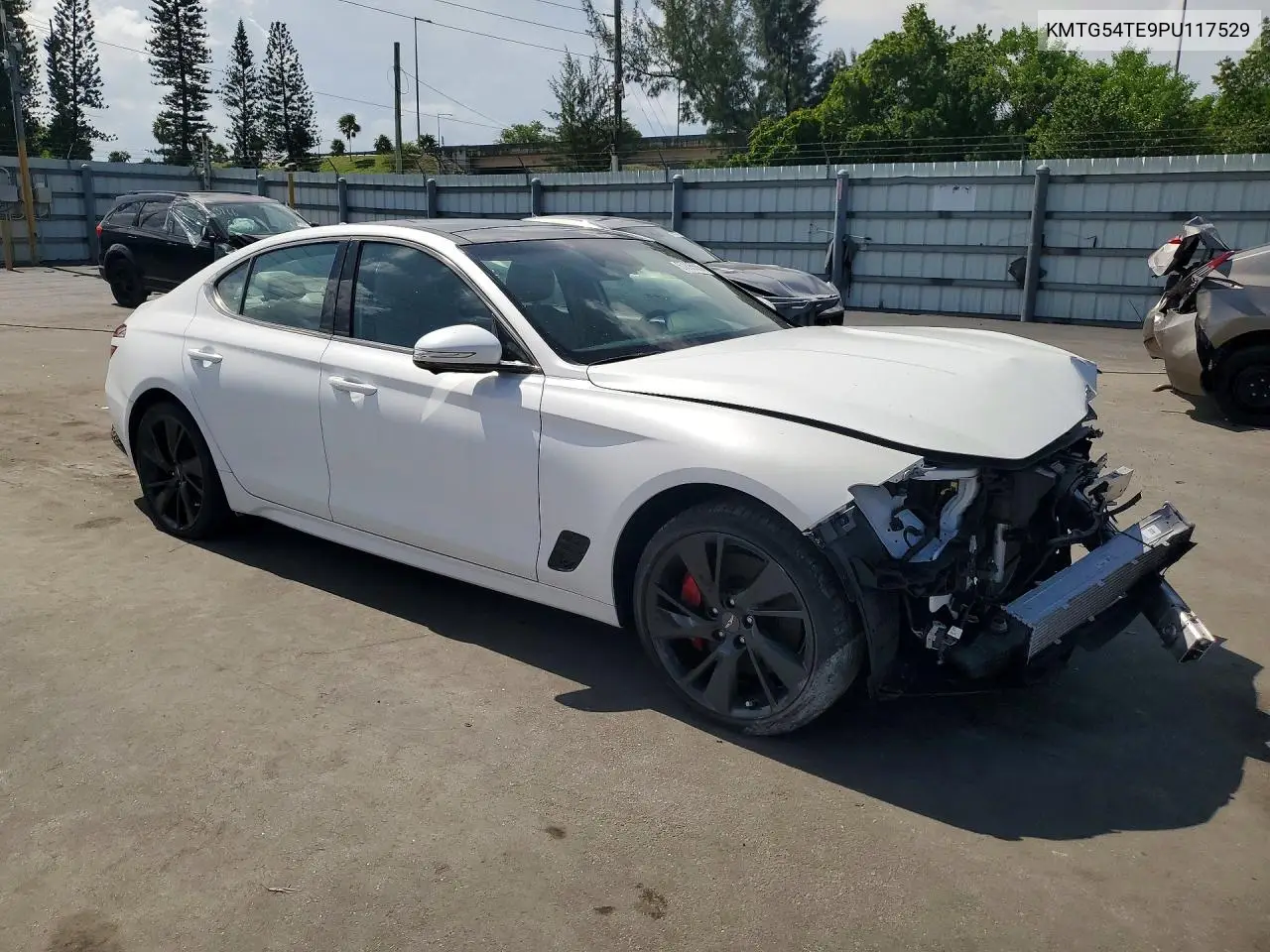 2023 Genesis G70 3.3T Standard VIN: KMTG54TE9PU117529 Lot: 57895566