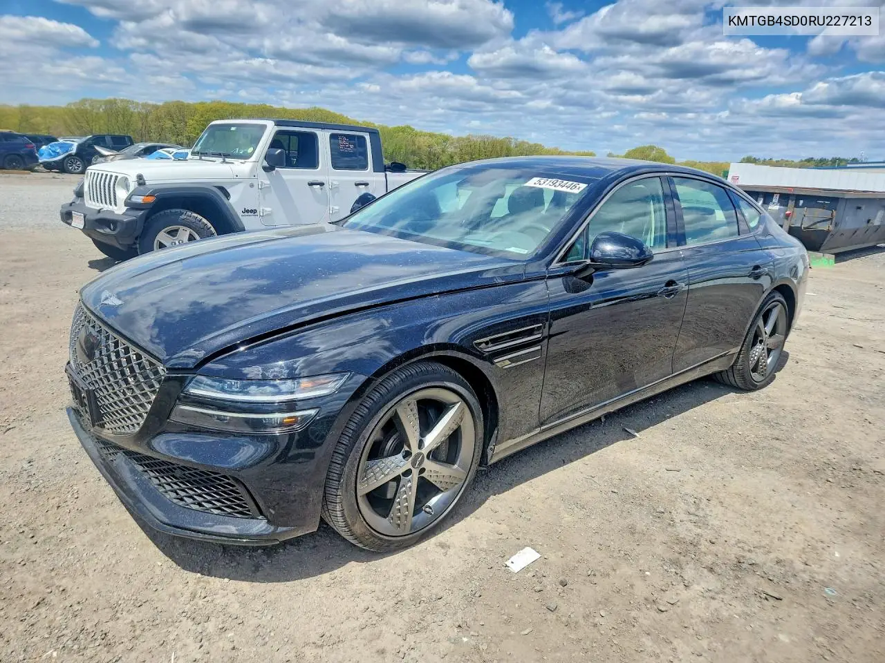 2024 Genesis G80 3.5T Sport VIN: KMTGB4SD0RU227213 Lot: 53193446
