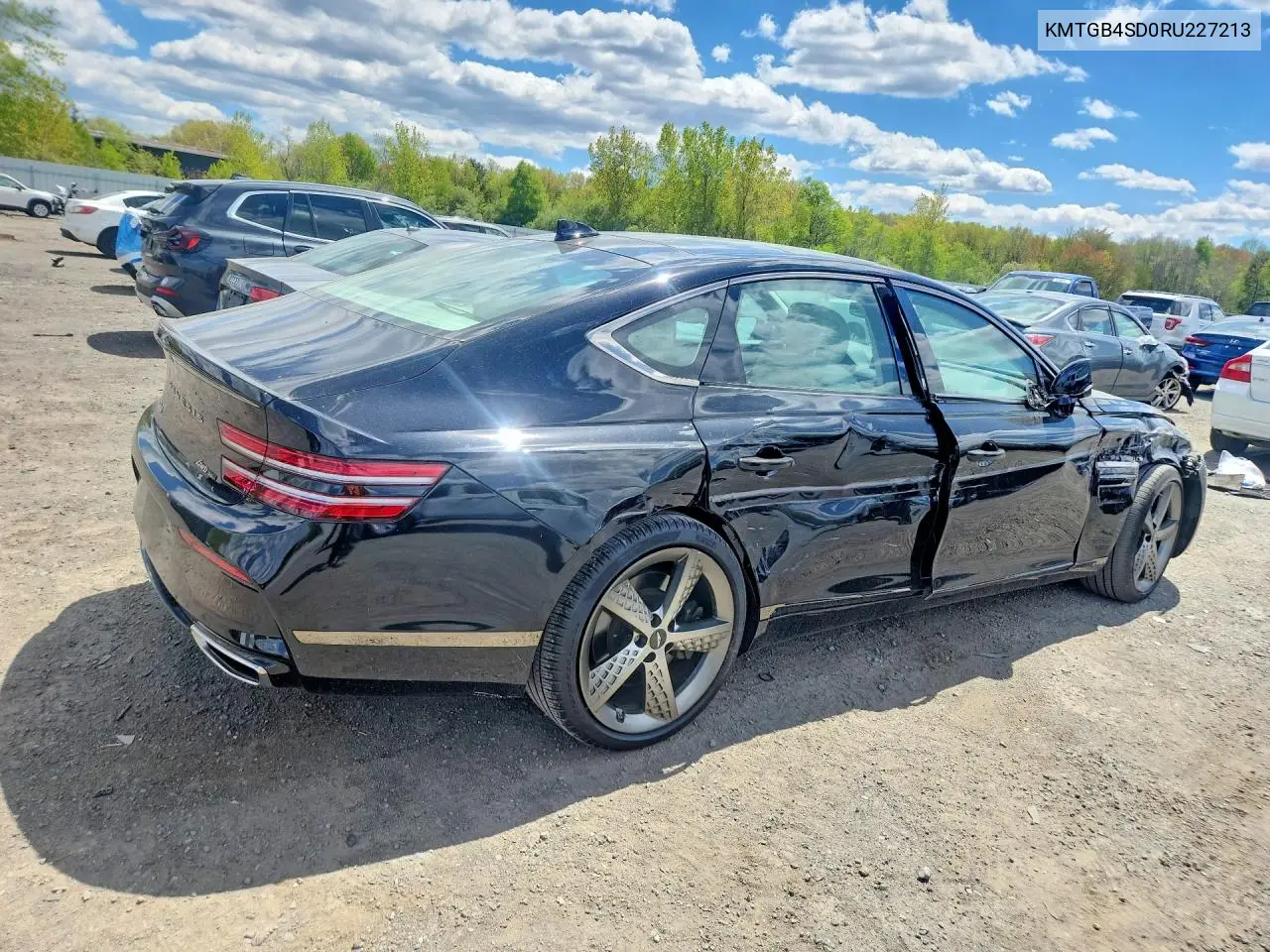 2024 Genesis G80 3.5T Sport VIN: KMTGB4SD0RU227213 Lot: 53193446