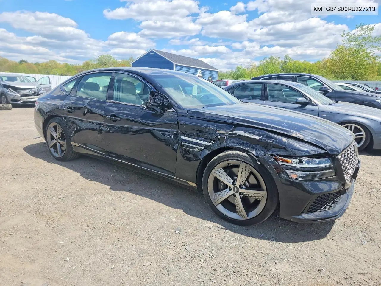 2024 Genesis G80 3.5T Sport VIN: KMTGB4SD0RU227213 Lot: 53193446