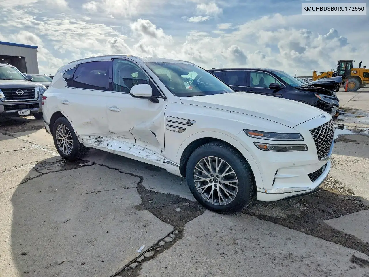 2024 Genesis Gv80 2.5T VIN: KMUHBDSB0RU172650 Lot: 54305806