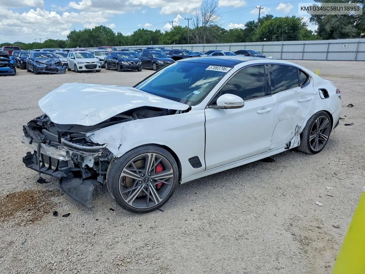 2024 Genesis G70 2.5T Standard VIN: KMTG34SC5RU138953 Lot: 57083796