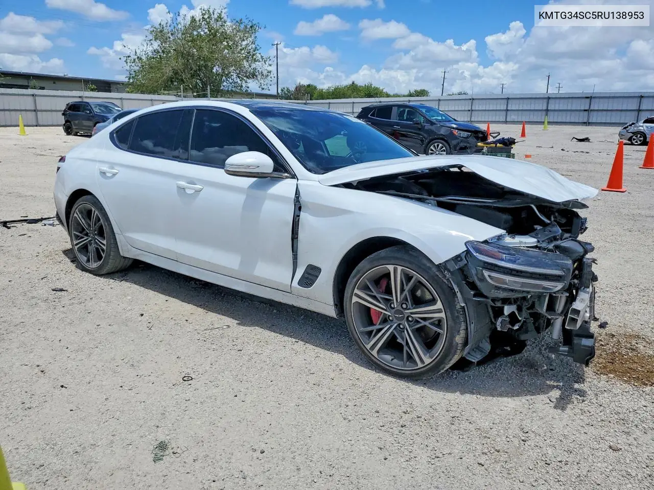 2024 Genesis G70 2.5T Standard VIN: KMTG34SC5RU138953 Lot: 57083796