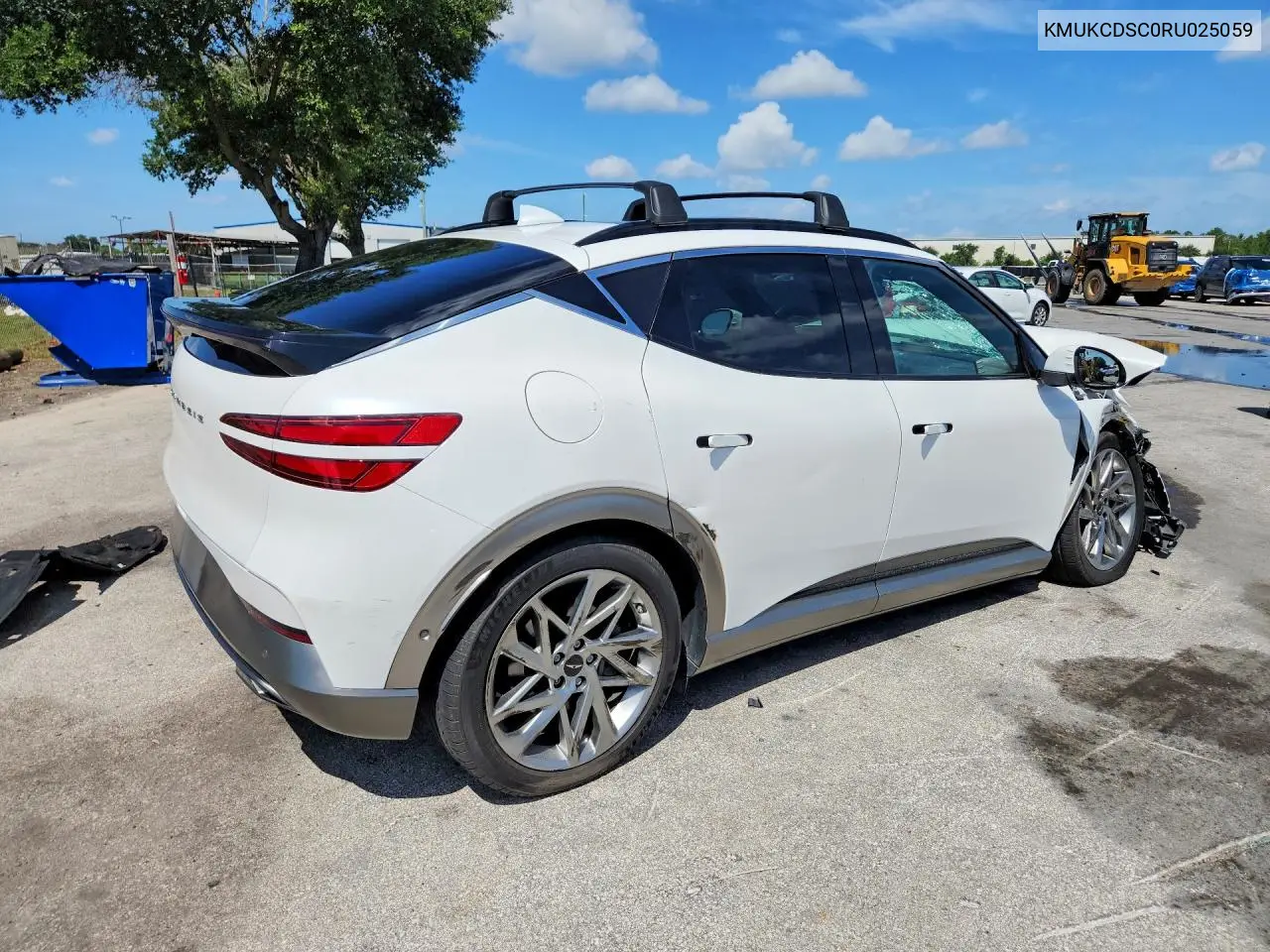 2024 Genesis Gv60 Advanced VIN: KMUKCDSC0RU025059 Lot: 57321176
