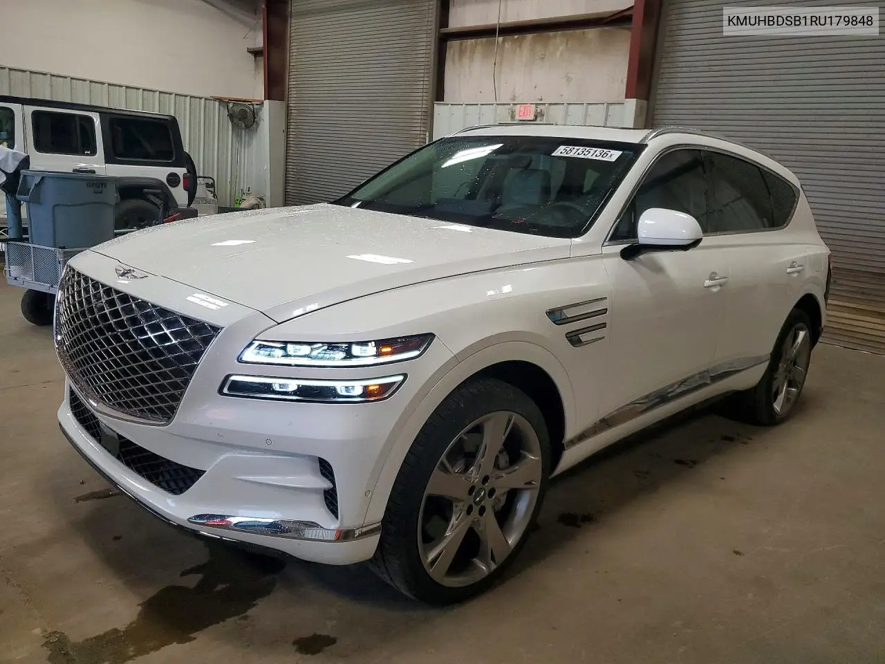 2024 Genesis Gv80 2.5T VIN: KMUHBDSB1RU179848 Lot: 58135136