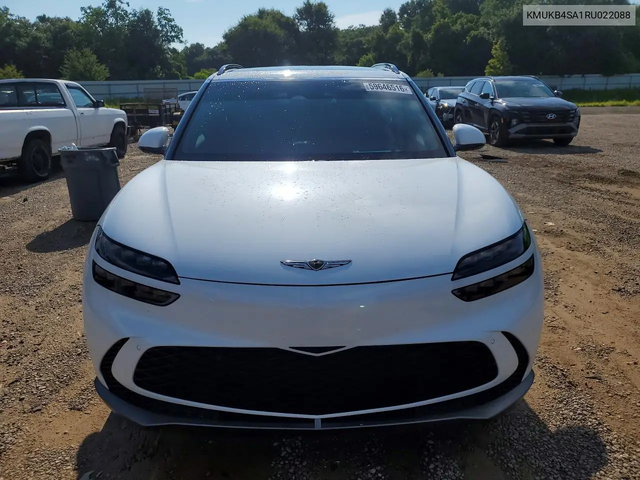 2024 Genesis Gv60 Standard VIN: KMUKB4SA1RU022088 Lot: 59646516