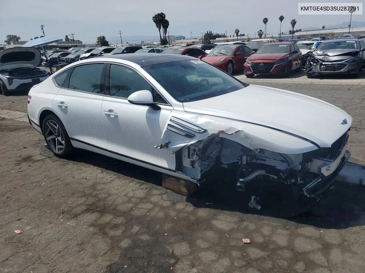 2025 Genesis G80 Sport Advanced VIN: KMTGE4SD3SU287791 Lot: 55753836