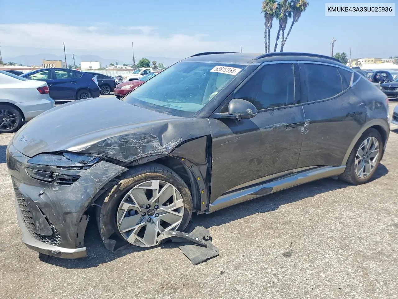 2025 Genesis Gv60 Standard VIN: KMUKB4SA3SU025936 Lot: 55819366