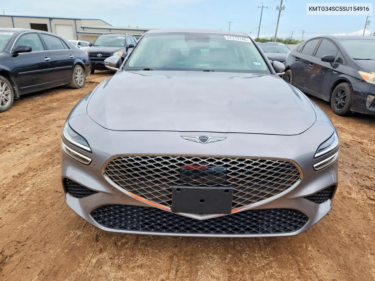 2025 Genesis G70 2.5T Standard VIN: KMTG34SC5SU154916 Lot: 57315146