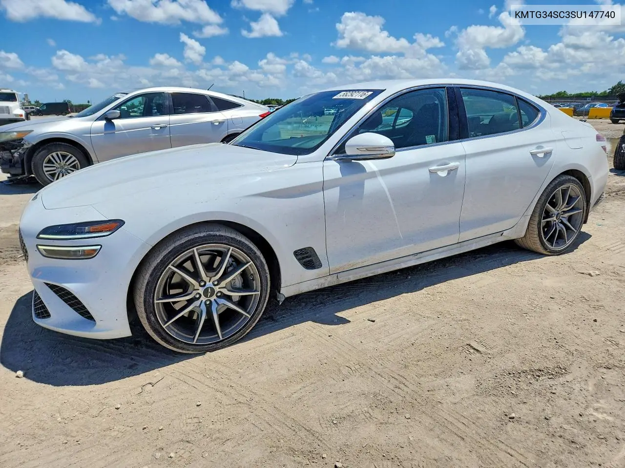 2025 Genesis G70 2.5T Standard VIN: KMTG34SC3SU147740 Lot: 58292116