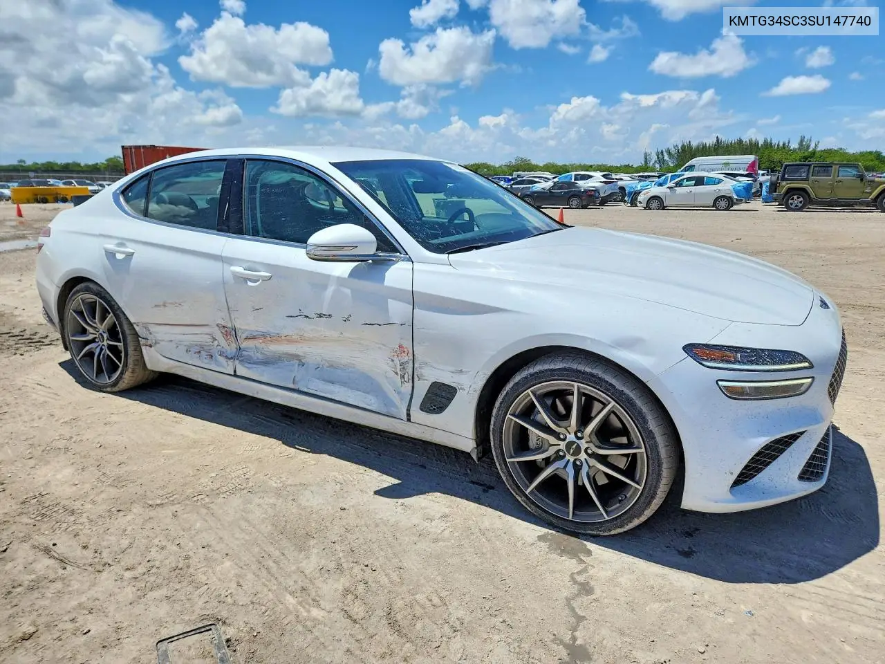 2025 Genesis G70 2.5T Standard VIN: KMTG34SC3SU147740 Lot: 58292116