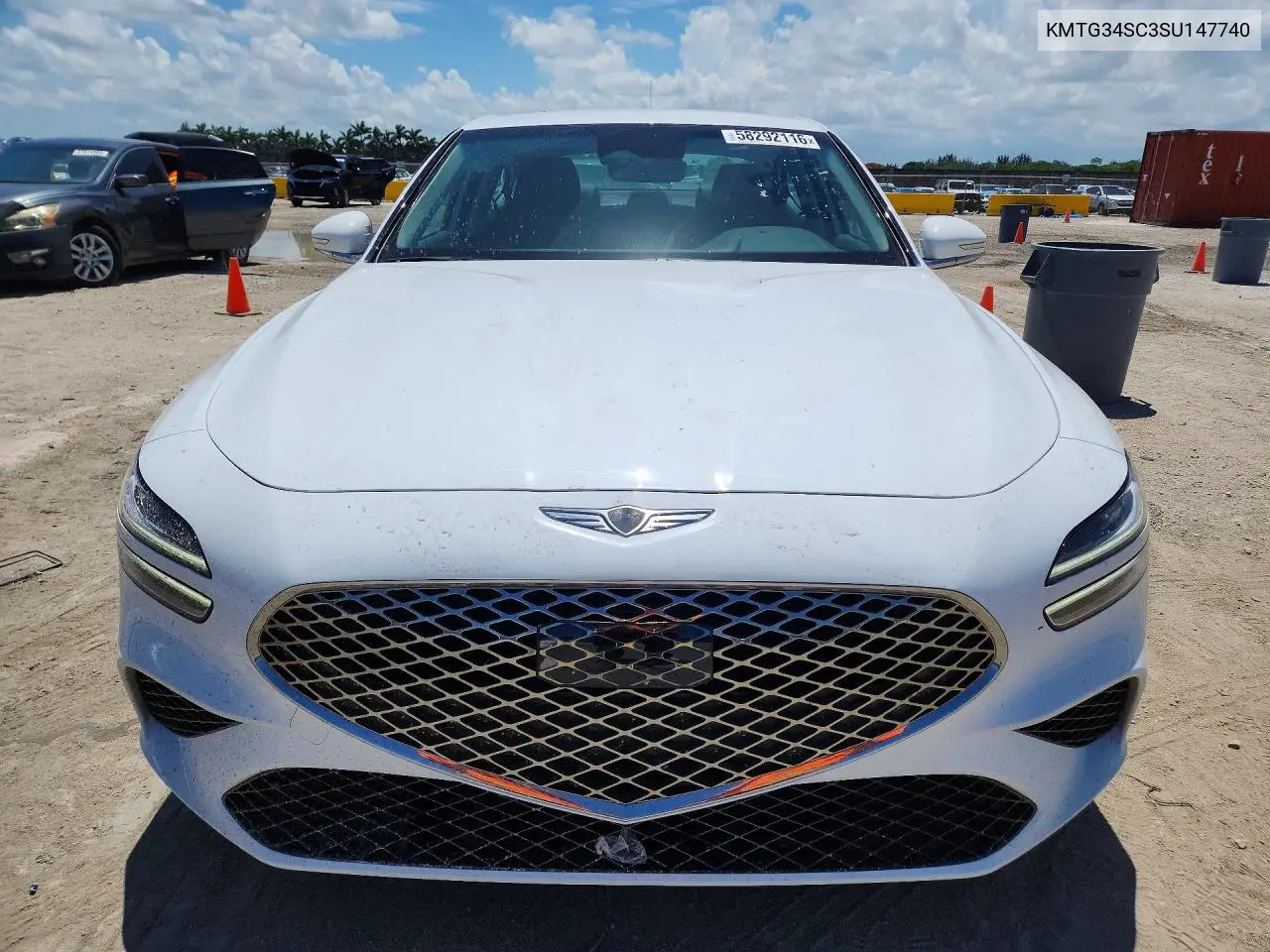2025 Genesis G70 2.5T Standard VIN: KMTG34SC3SU147740 Lot: 58292116