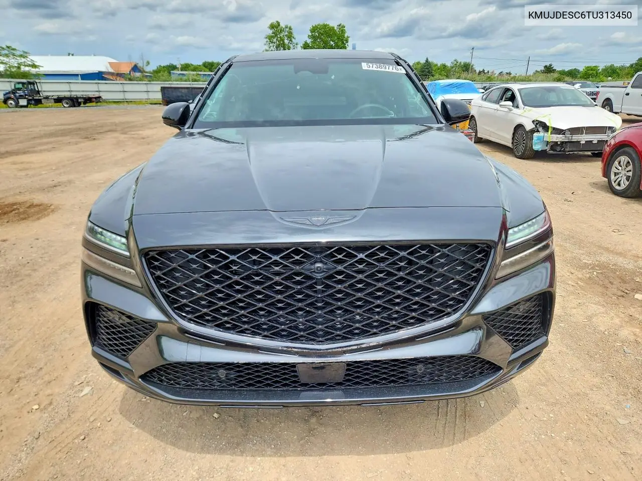 2026 Genesis Gv80 Coupe Prestige Black VIN: KMUJDESC6TU313450 Lot: 57389776