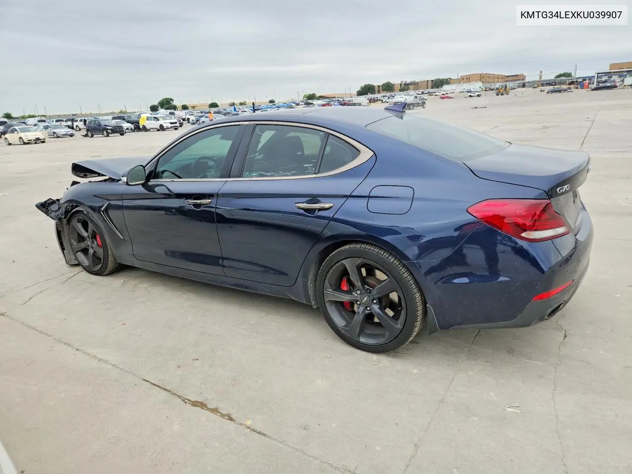 2019 Genesis G70 3.3T Advanced VIN: KMTG34LEXKU039907 Lot: 52994556
