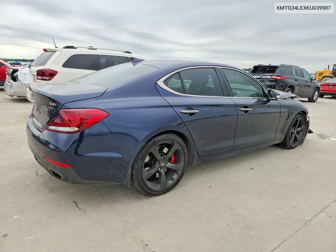 2019 Genesis G70 3.3T Advanced VIN: KMTG34LEXKU039907 Lot: 52994556