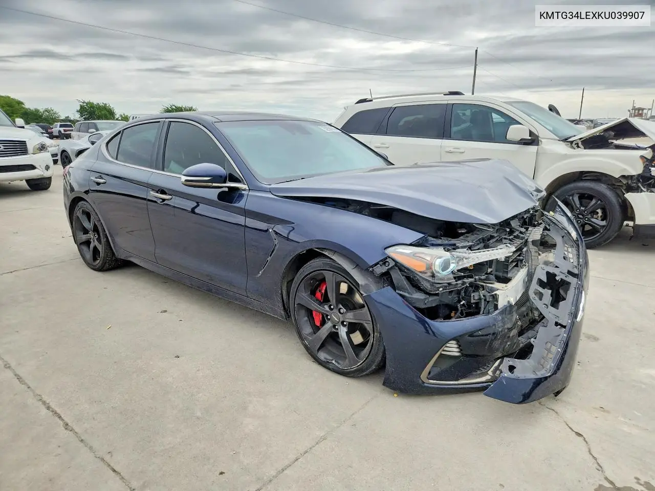 2019 Genesis G70 3.3T Advanced VIN: KMTG34LEXKU039907 Lot: 52994556