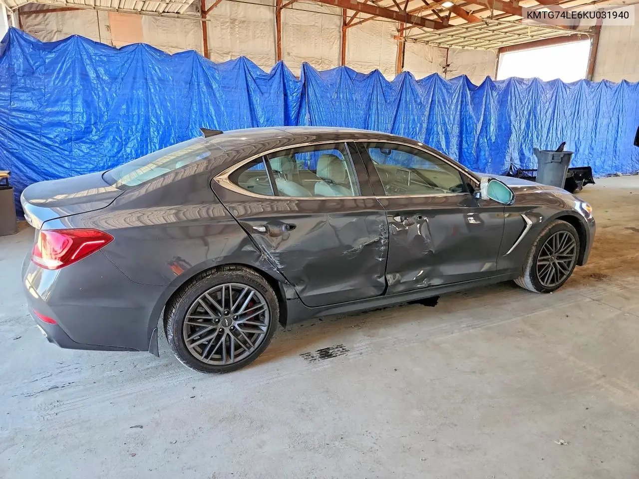2019 Genesis G70 VIN: KMTG74LE6KU031940 Lot: 53163426
