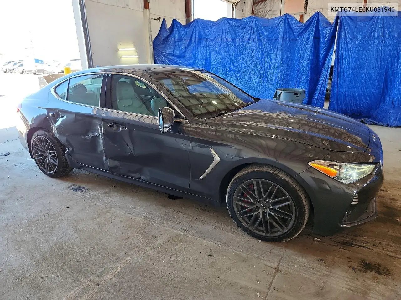 2019 Genesis G70 VIN: KMTG74LE6KU031940 Lot: 53163426