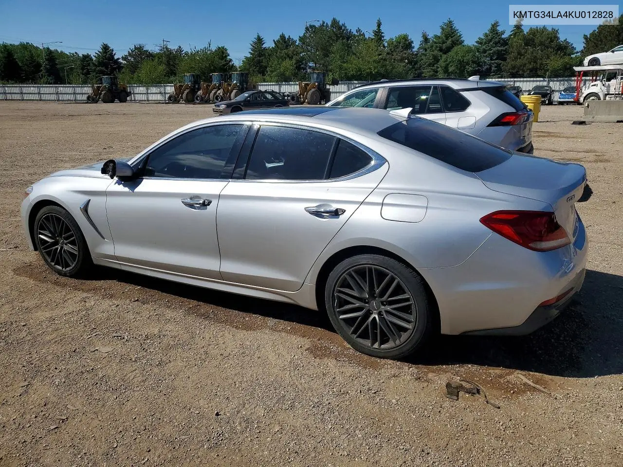 2019 Genesis G70 Elite VIN: KMTG34LA4KU012828 Lot: 54244056