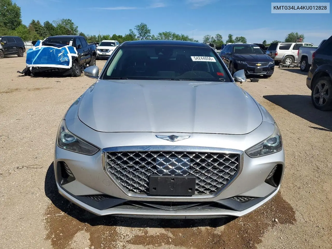 2019 Genesis G70 Elite VIN: KMTG34LA4KU012828 Lot: 54244056