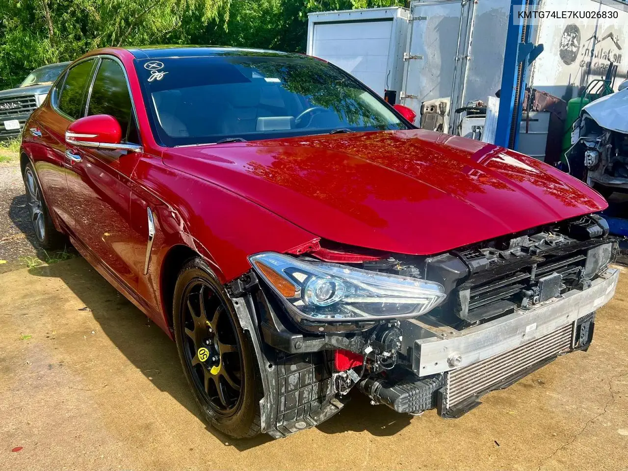 KMTG74LE7KU026830 2019 Genesis G70 Elite