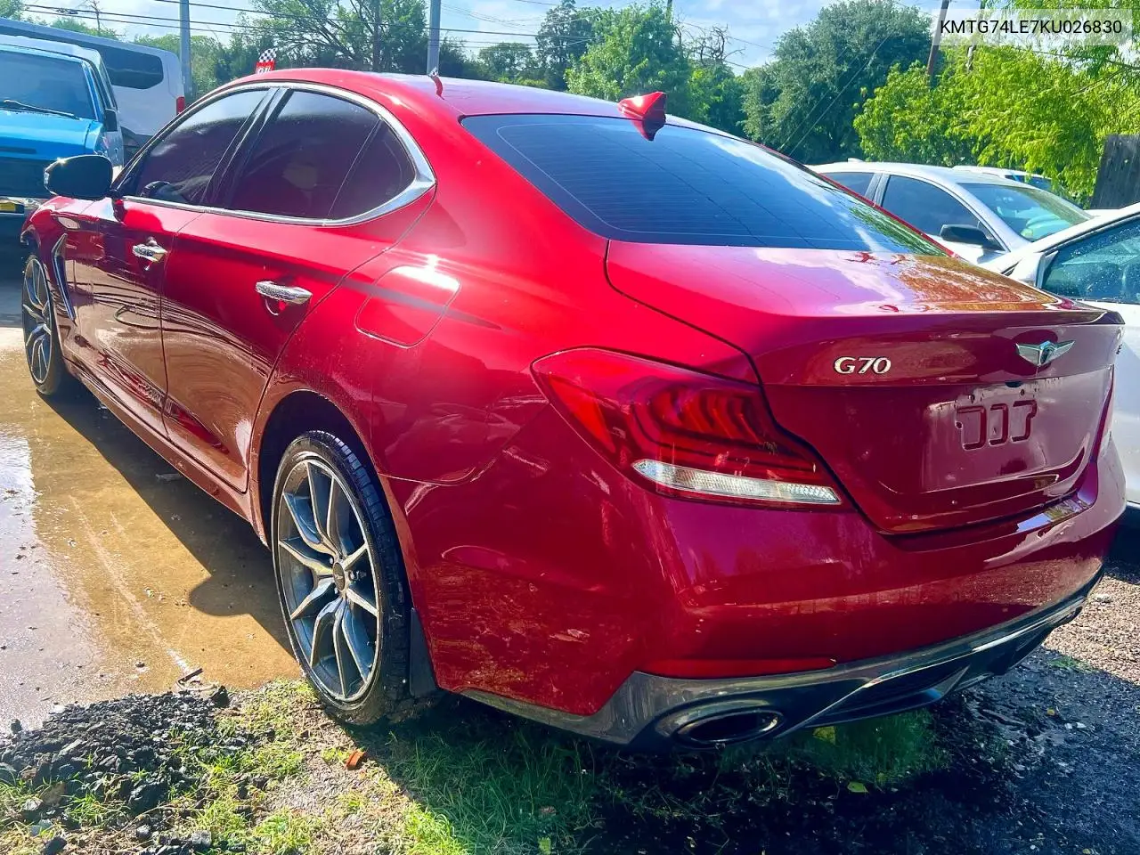 KMTG74LE7KU026830 2019 Genesis G70 Elite