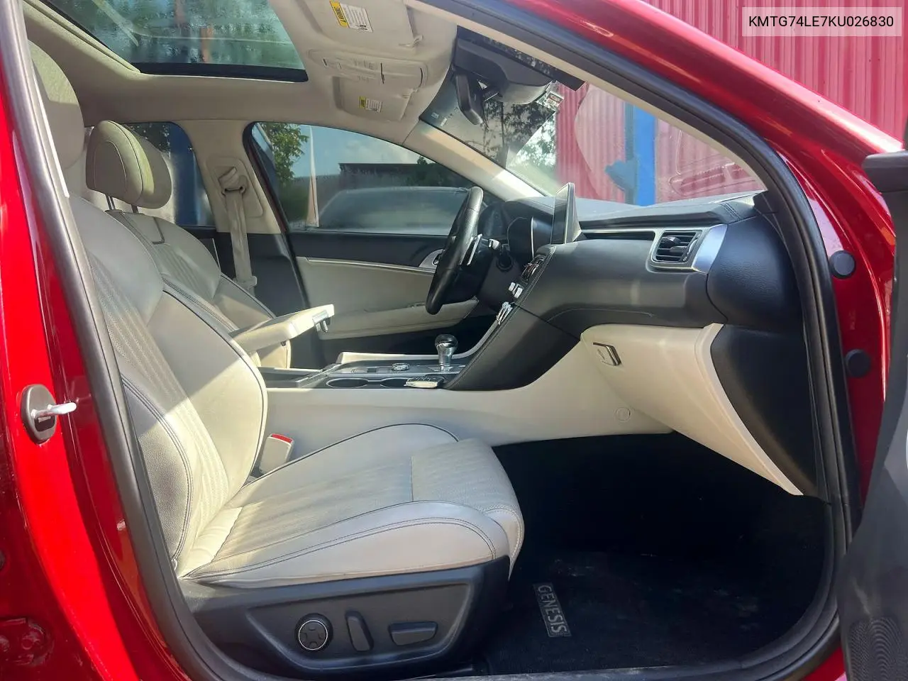 KMTG74LE7KU026830 2019 Genesis G70 Elite