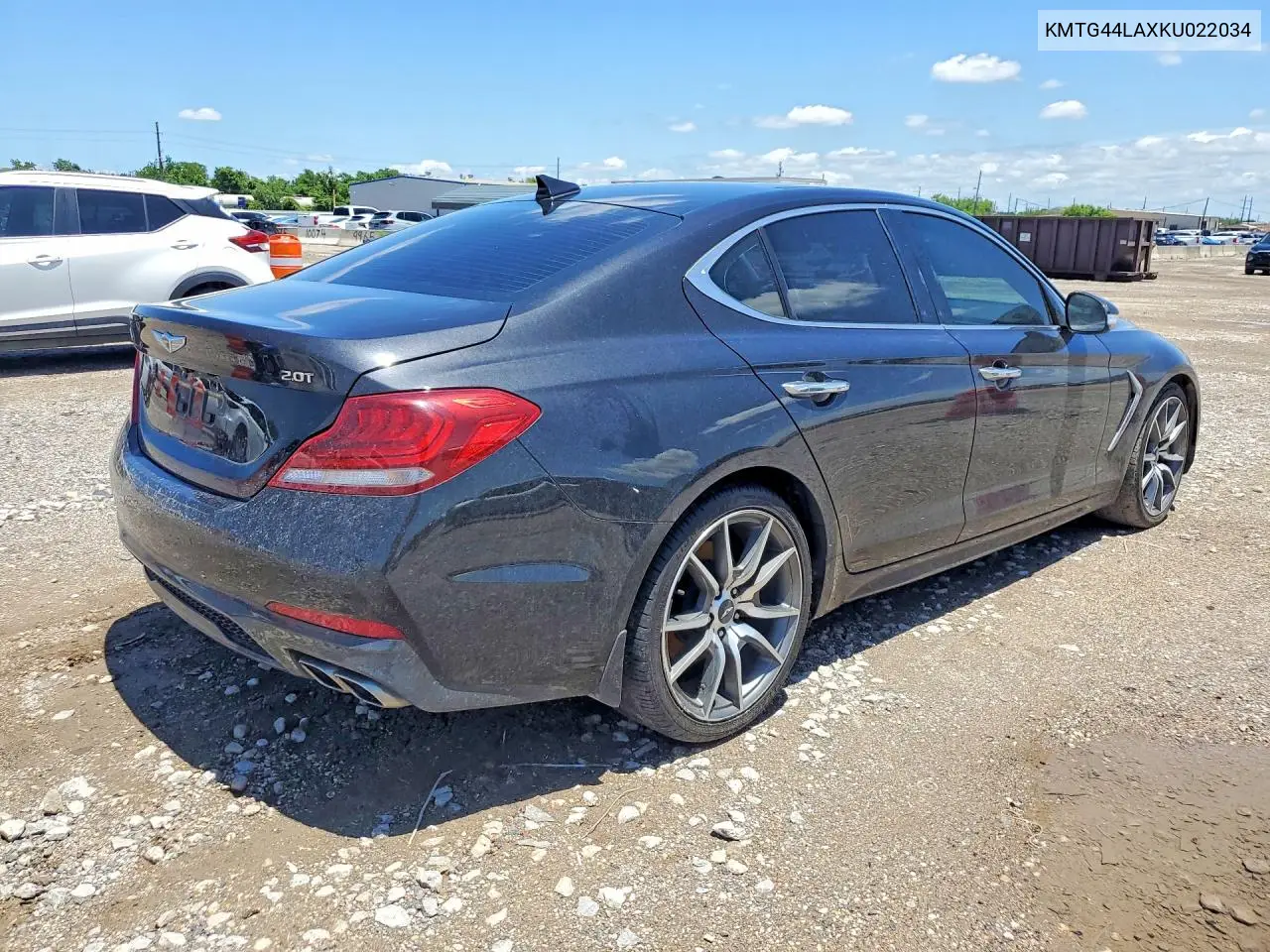2019 Genesis G70 2.0T Advanced VIN: KMTG44LAXKU022034 Lot: 55100826