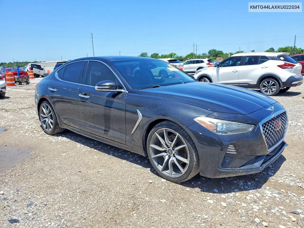 2019 Genesis G70 2.0T Advanced VIN: KMTG44LAXKU022034 Lot: 55100826