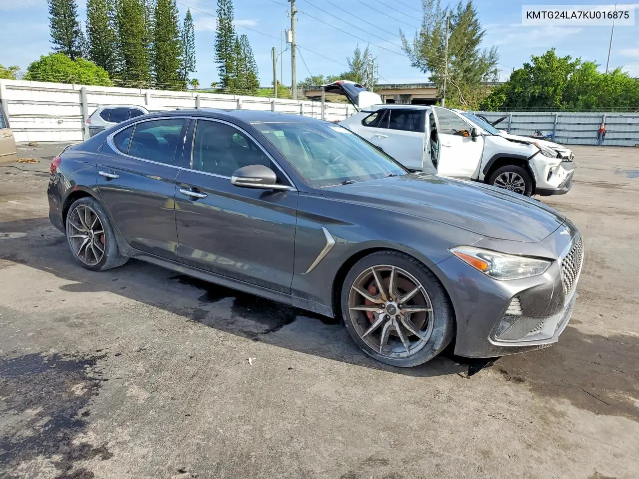 2019 Genesis G70 2.0T Sport M VIN: KMTG24LA7KU016875 Lot: 55502856
