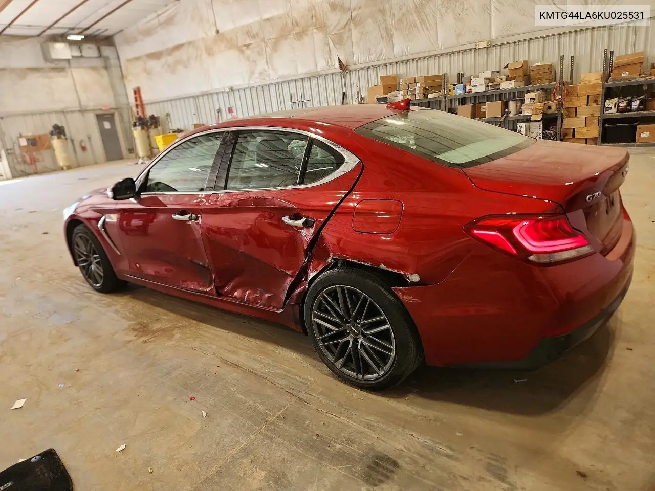 2019 Genesis G70 2.0T Advanced VIN: KMTG44LA6KU025531 Lot: 55677346