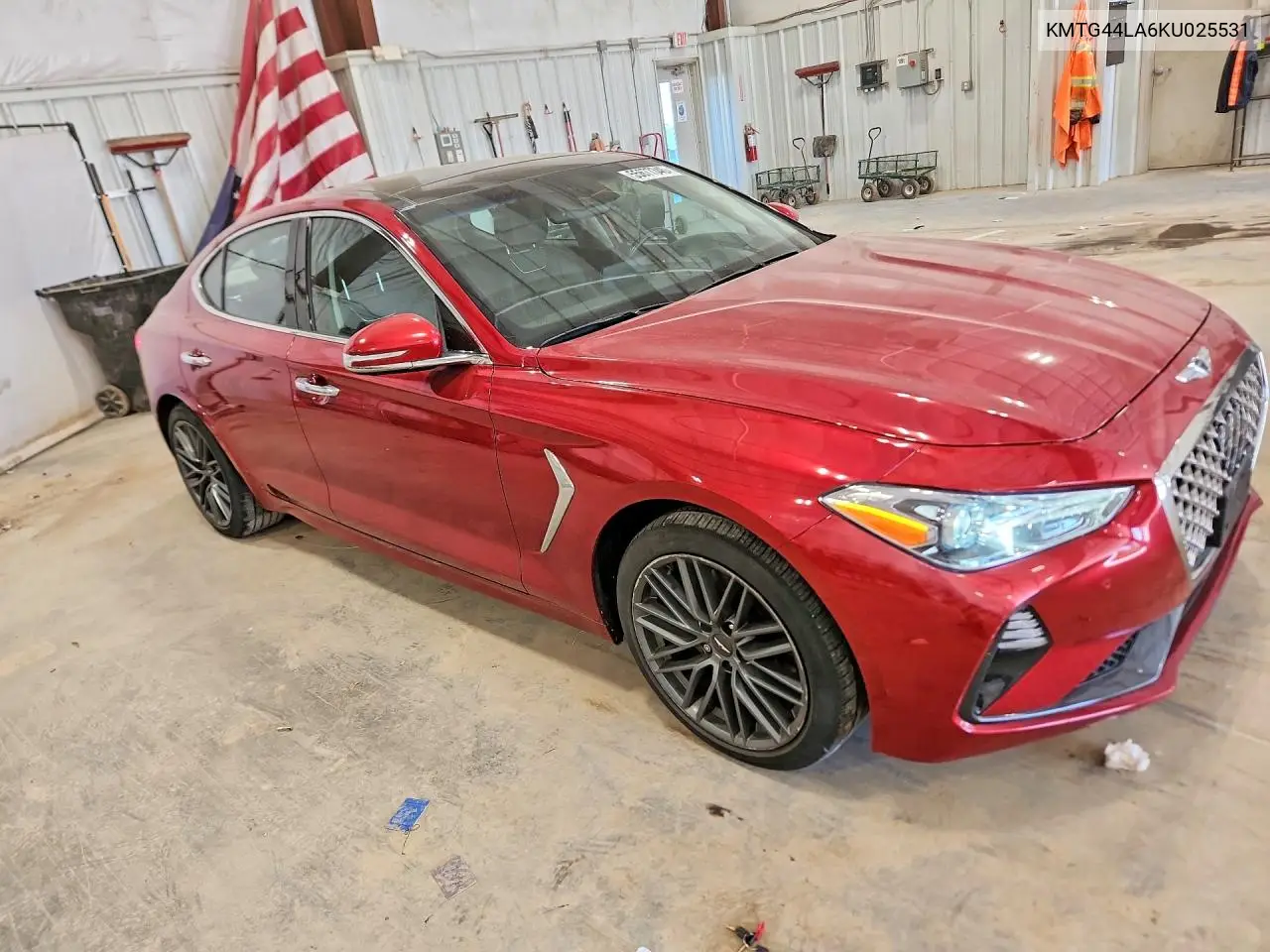 2019 Genesis G70 2.0T Advanced VIN: KMTG44LA6KU025531 Lot: 55677346