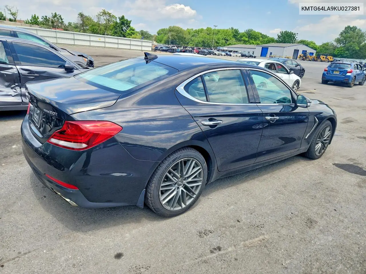 2019 Genesis G70 Advanced VIN: KMTG64LA9KU027381 Lot: 57042106