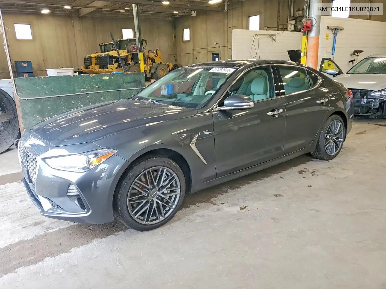 2019 Genesis G70 3.3T Design Edition VIN: KMTG34LE1KU023871 Lot: 57491536