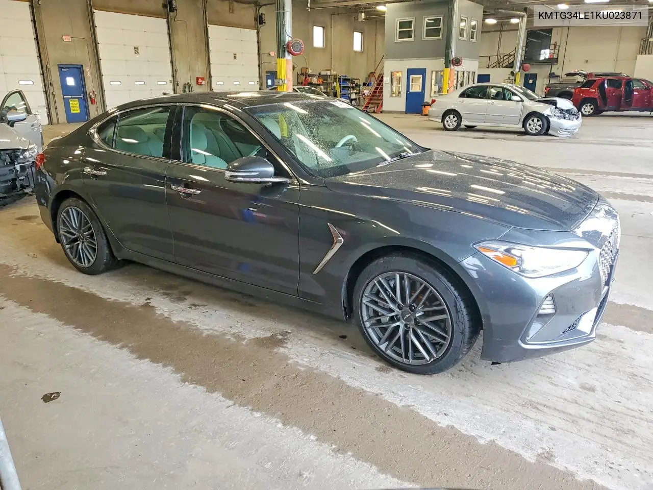 2019 Genesis G70 3.3T Design Edition VIN: KMTG34LE1KU023871 Lot: 57491536