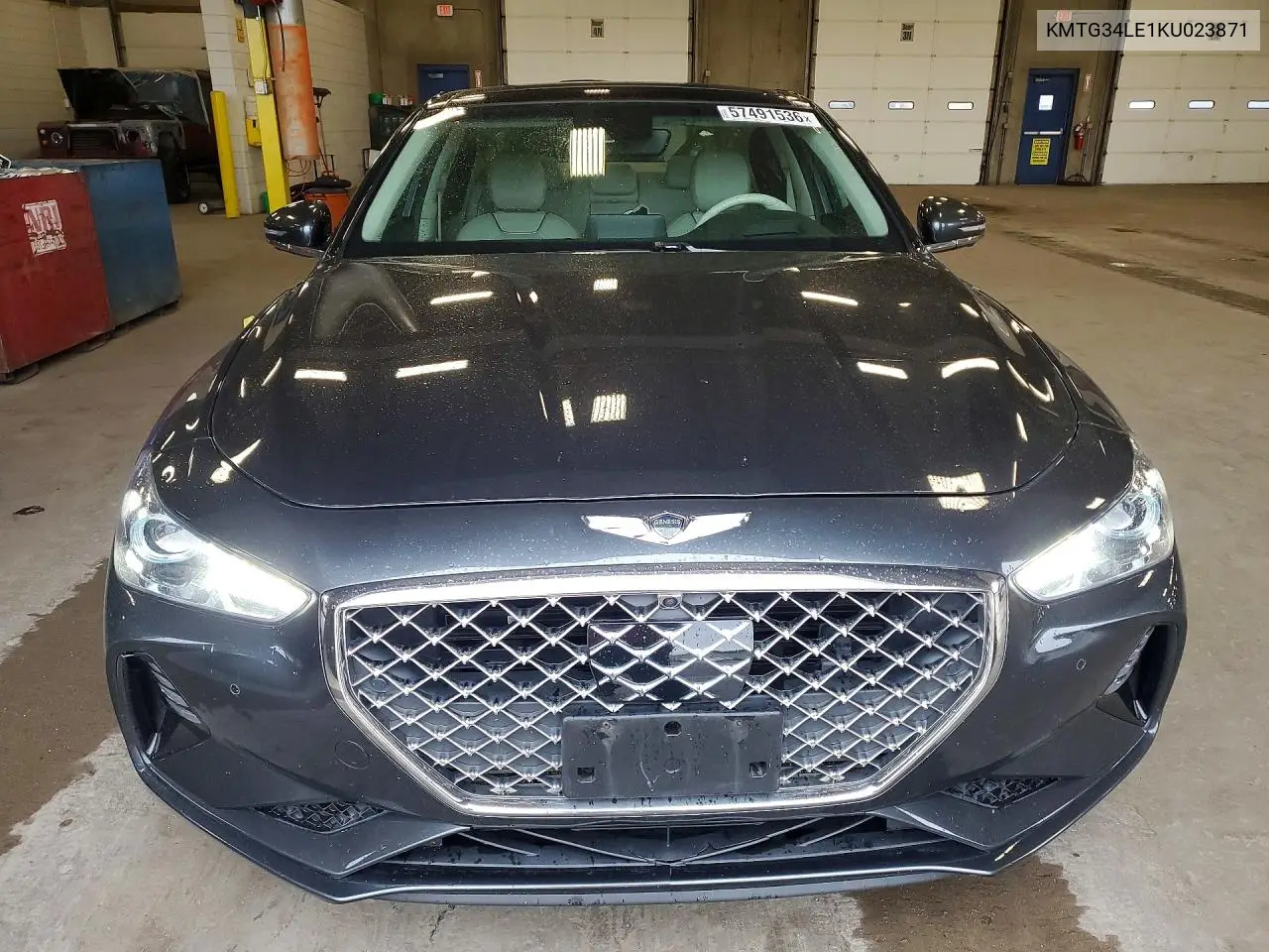2019 Genesis G70 3.3T Design Edition VIN: KMTG34LE1KU023871 Lot: 57491536