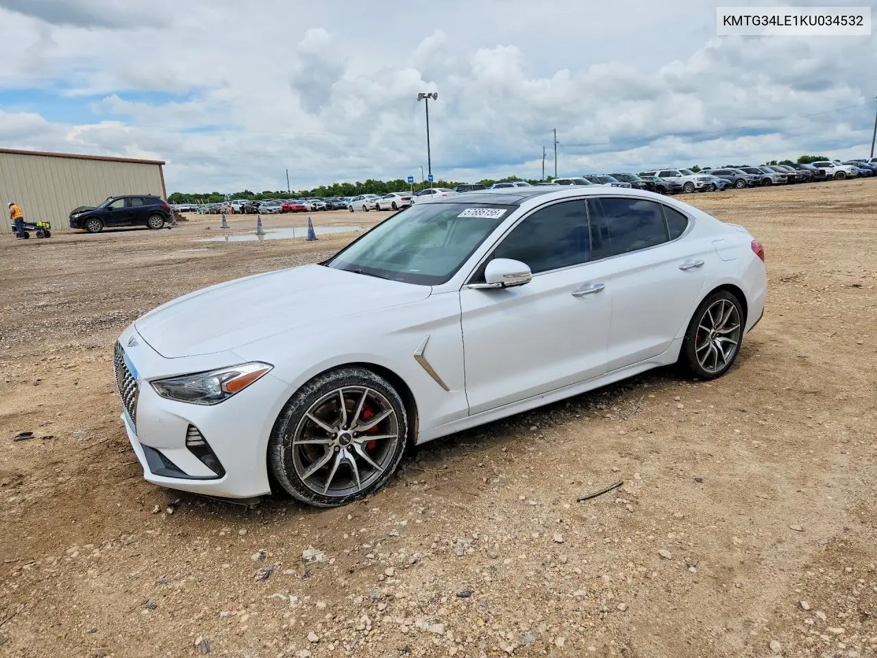 2019 Genesis G70 3.3T Advanced VIN: KMTG34LE1KU034532 Lot: 57686156