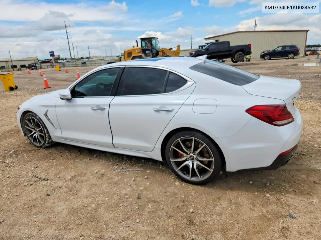 2019 Genesis G70 3.3T Advanced VIN: KMTG34LE1KU034532 Lot: 57686156