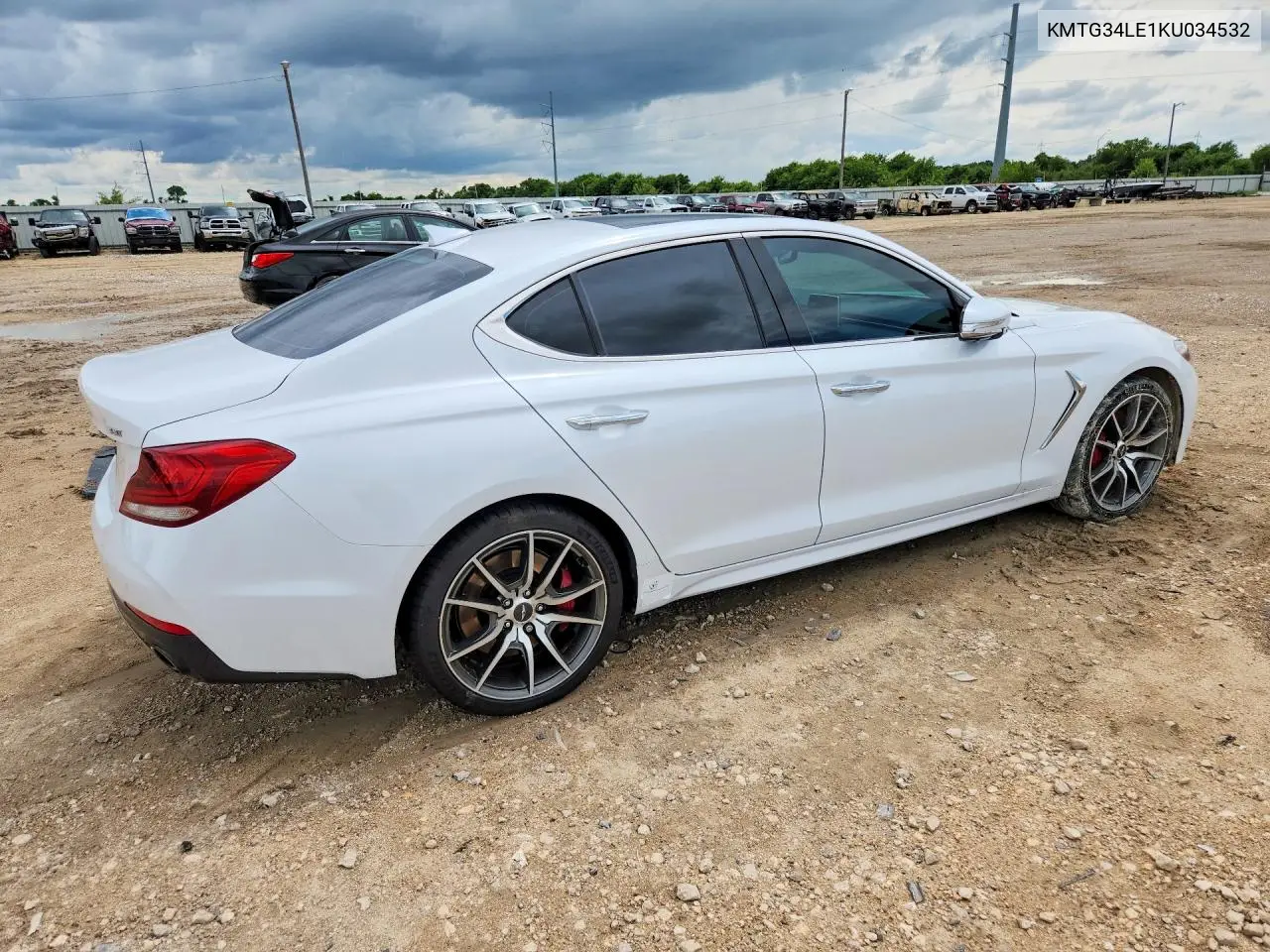 2019 Genesis G70 3.3T Advanced VIN: KMTG34LE1KU034532 Lot: 57686156