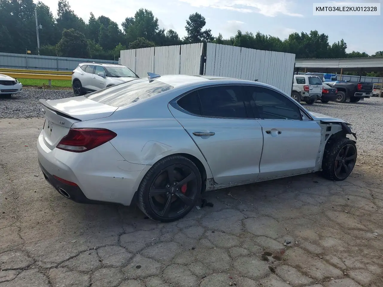 2019 Genesis G70 3.3T Advanced VIN: KMTG34LE2KU012328 Lot: 57868316
