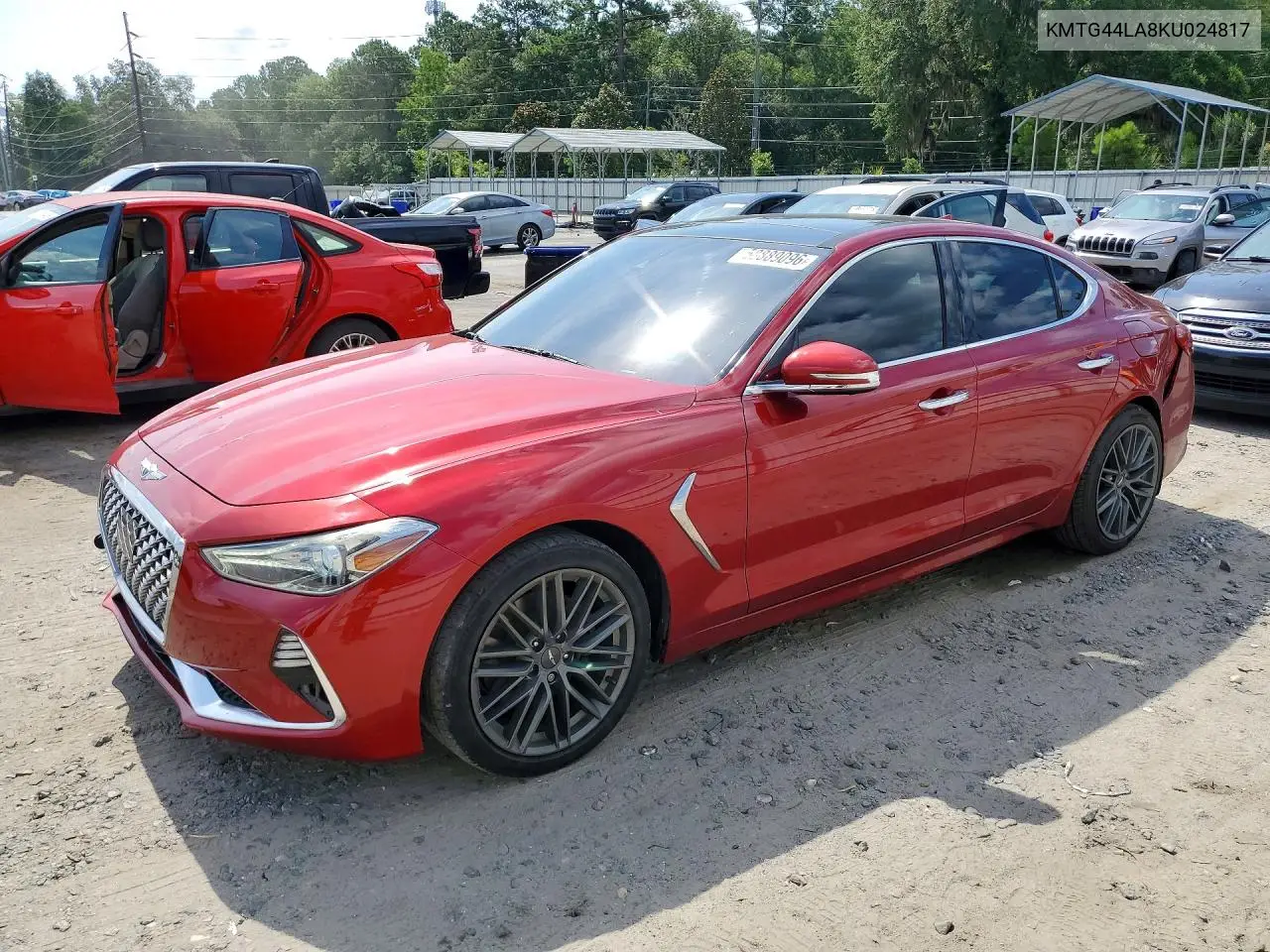 2019 Genesis G70 2.0T Advanced VIN: KMTG44LA8KU024817 Lot: 58889096