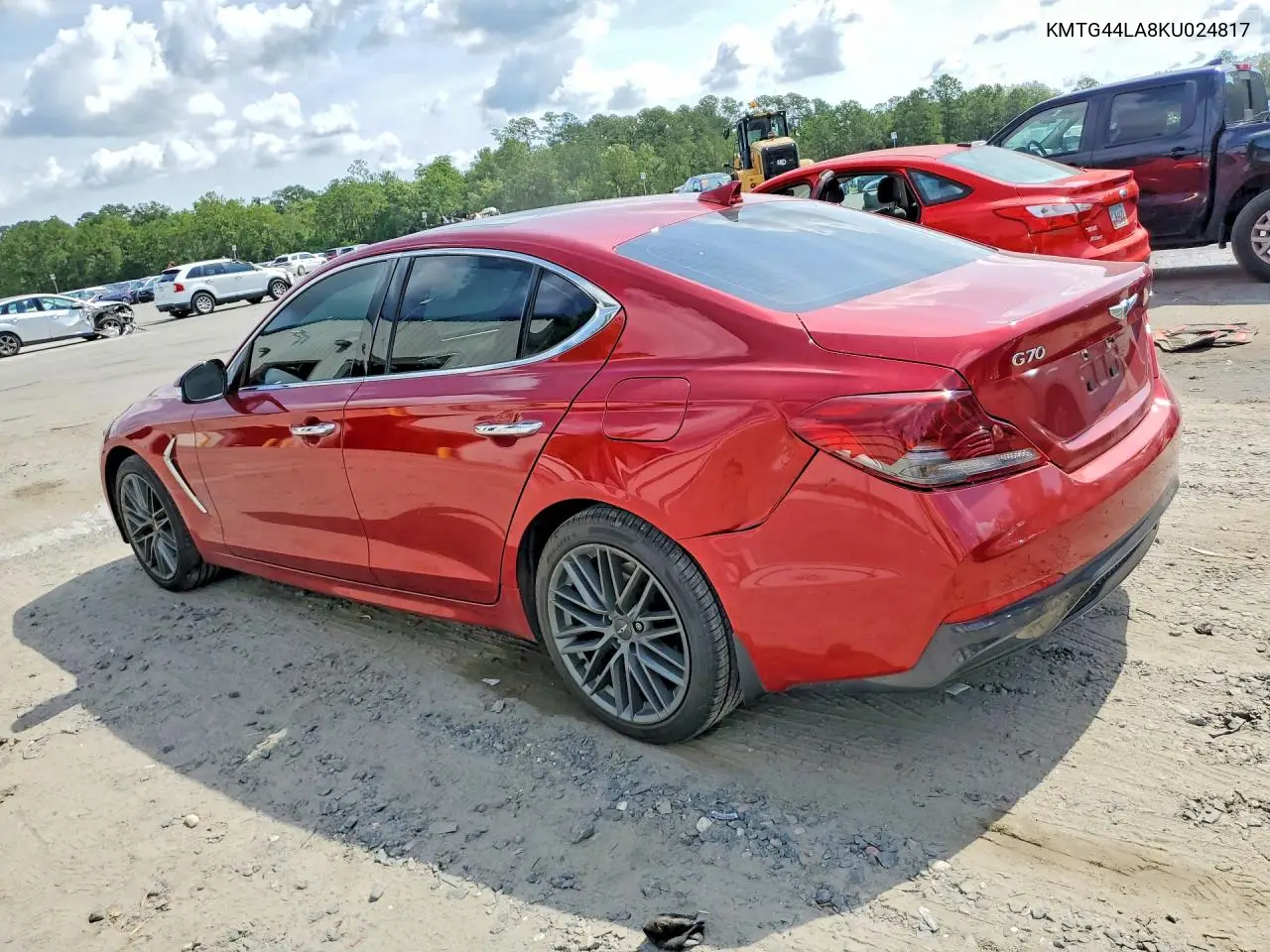 2019 Genesis G70 2.0T Advanced VIN: KMTG44LA8KU024817 Lot: 58889096