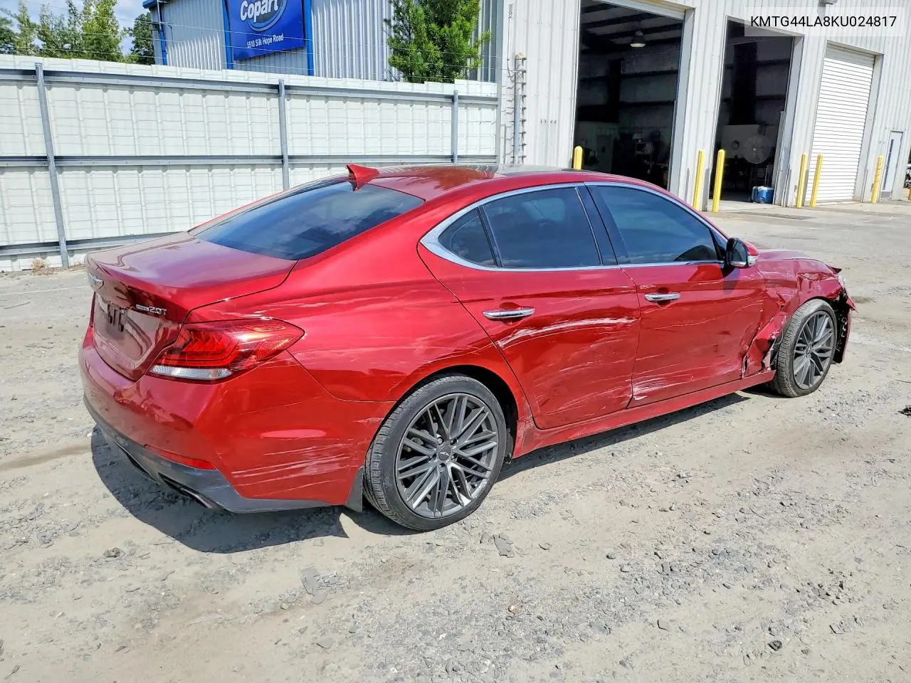 2019 Genesis G70 2.0T Advanced VIN: KMTG44LA8KU024817 Lot: 58889096