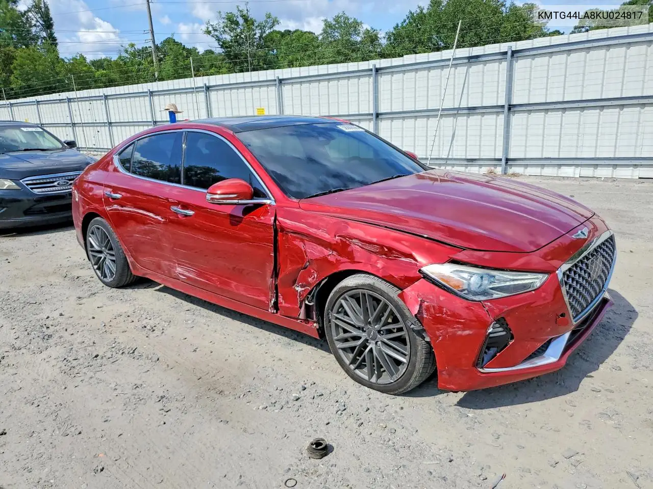 2019 Genesis G70 2.0T Advanced VIN: KMTG44LA8KU024817 Lot: 58889096