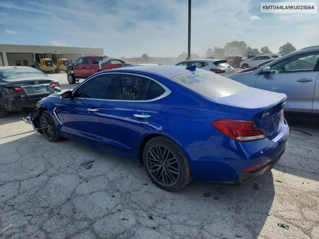 2019 Genesis G70 Advanced VIN: KMTG64LA9KU025064 Lot: 59581536
