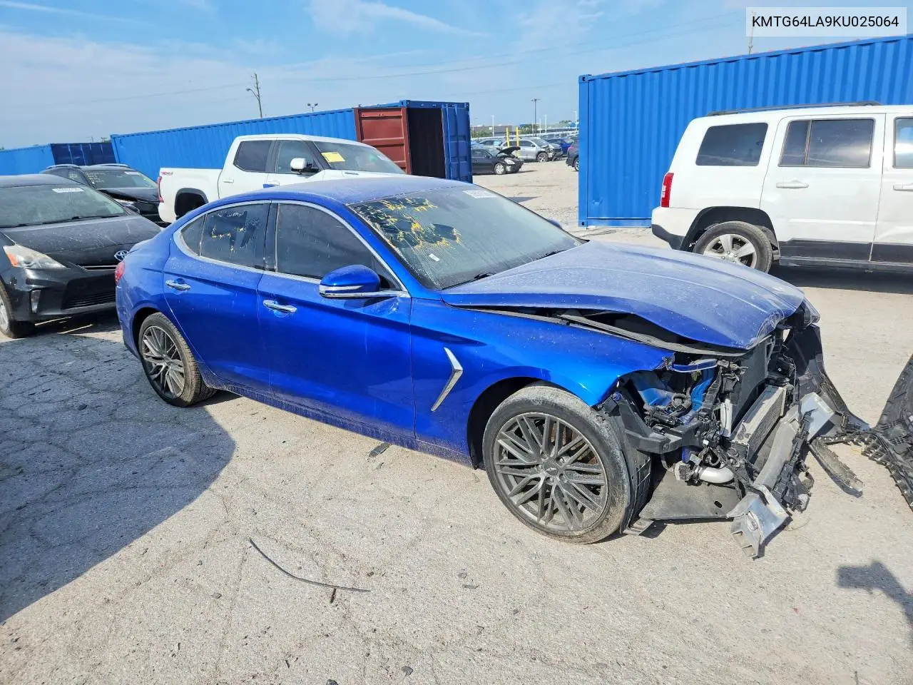 2019 Genesis G70 Advanced VIN: KMTG64LA9KU025064 Lot: 59581536