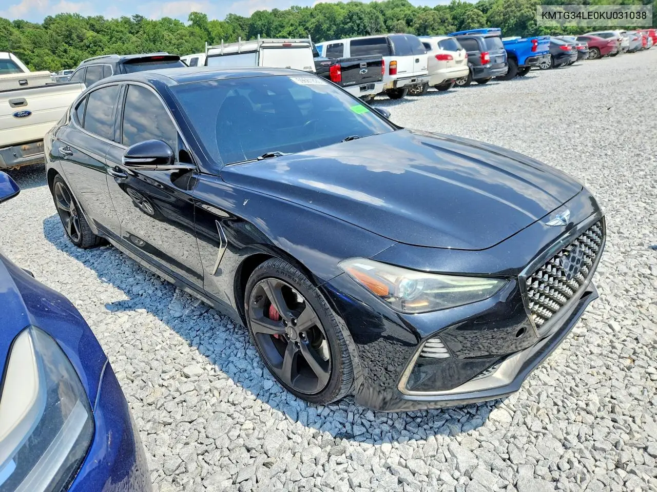 2019 Genesis G70 3.3T Advanced VIN: KMTG34LE0KU031038 Lot: 59681826