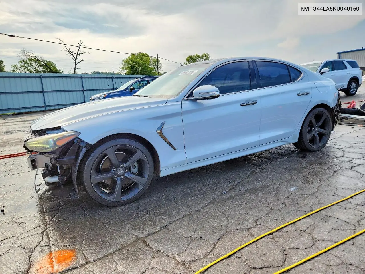 2019 Genesis G70 2.0T Advanced VIN: KMTG44LA6KU040160 Lot: 59787816